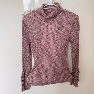 Anthropologie Ribbed Turtleneck light Sweater women’s M